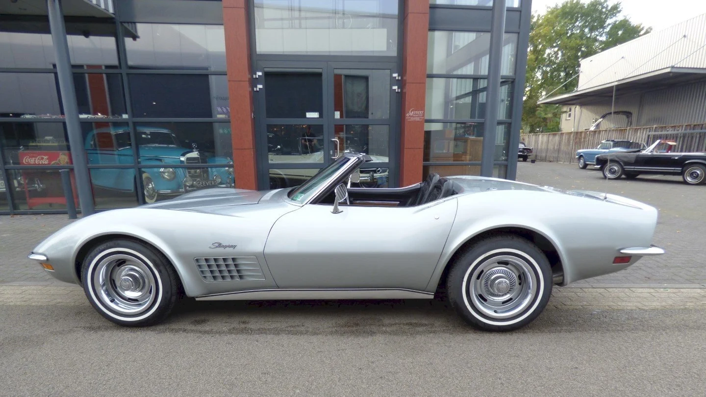 Click to Enlarge-Esc to Close Corvette Generations/C3/C3 1970 Silver side view.webp